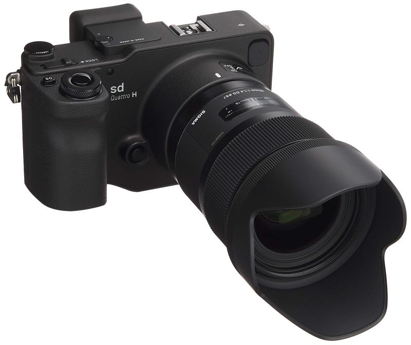 【中古】SIGMA 鏡鑑受け答え一眼 sd Quattro H \u0026amp; Art 35粍 F1.4 DG 水晶体一揃いの道具