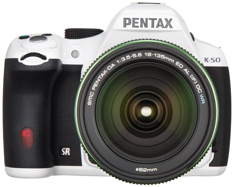 【中古】RICOH デジタル一眼レフ PENTAX K-50 DA18-135mmWRレンズキット ホワイト K-50 18-135WR KIT WHITE 10963｜カメラFanks-PROShop2nd店