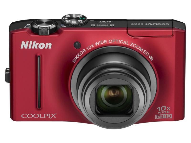 【中古】Nikon デジタルカメラ COOLPIX S8100 フラッシュレッド S8100RD 1210万画素 光学10倍ズーム 広角30mm 3.0型液晶 裏面照射型CMOS|カメラFanks-PROShop2nd店