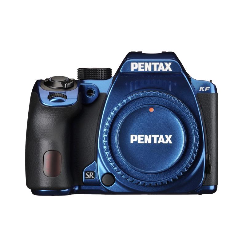 【中古】PENTAX KF 上半身 水晶青色 青色 APS-Cデジタル一眼二眼レフ写真機 可視性率100%光学ファインダ2424万絵素 上半身内手ぶれ手を加える規則体系 水・埃に揺るぎ無い防塵防滴相応う 全天候型・アウトドアスペック バリ 写真機 中古 一般受け おすすめ 高画質