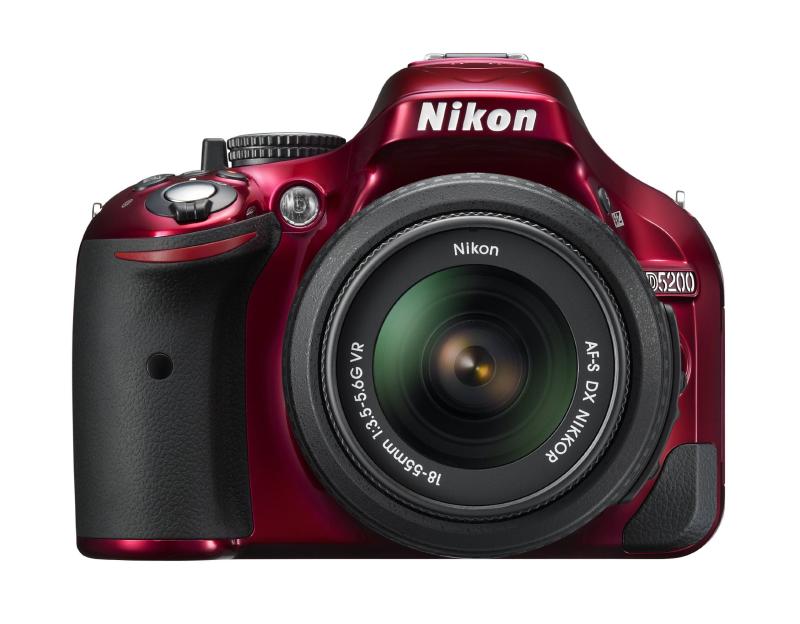 【中古】Nikon デジタル一眼レフカメラ D5200 レンズキット レッド AF-S DX NIKKOR 18-55mm f/3.5-5.6G VR付属 レッド D5200LKRD カメラ 中古 人気 おすすめ 高画質