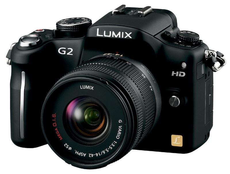 【中古】Panasonic デジタル一眼カメラ G2レンズキット(14-42mm/F3.5-5.6付属) コンフォートブラック DMC-G2K-K