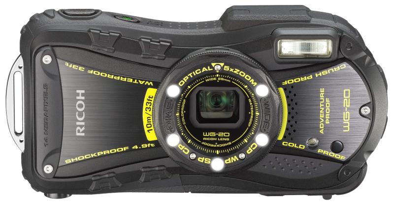 【中古】RICOH 防水デジタルカメラ RICOH WG-20 ブラック ブラック 防水10m耐ショック1.5m耐寒-10度 RICOH WG-20BK 08091 カメラ 中古 人気 おすすめ 高画質|カメラFanks-PROShop2nd店