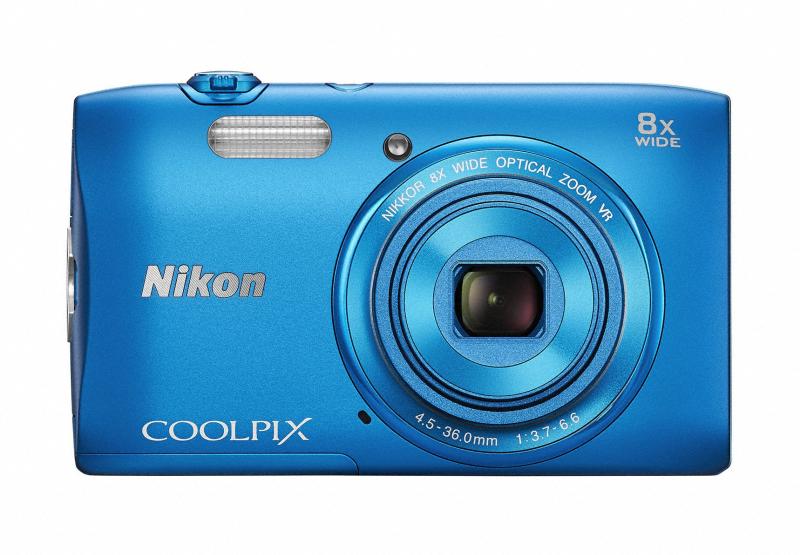 【中古】Nikon デジタル写真機 COOLPIX S3600 8倍望遠レンズ 2005万絵素 青緑色 S3600BL