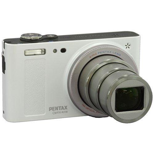 【中古】デジタル写真機 Optio RZ18(パール白いこと)1600万絵素 25粍 白いこと 光学18倍 小型軽さ OPTIORZ18WH 写真機 一眼一眼レフ 銀鏡受け答え 水晶体 中古 一般受け おすすめ 高画質