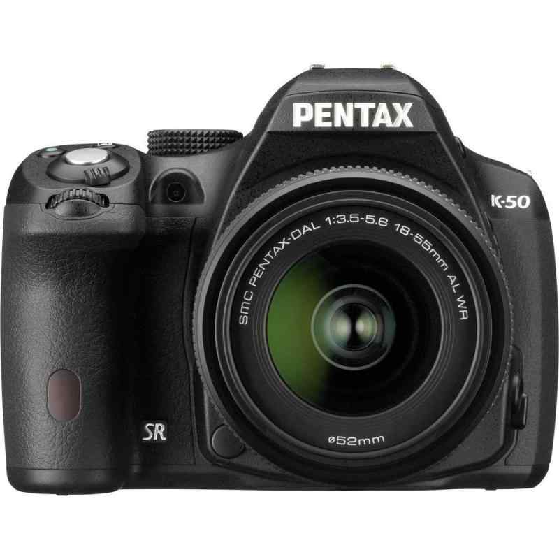 【中古】RICOH デジタル一眼レフ PENTAX K-50 ブラック DAL18-55mmWRレンズキット ブラック K-50 L18-55WR KIT BLACK 10896 カメラ 中古 人気 おすすめ 高画質