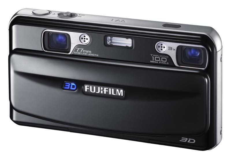 【中古】FUJIFILM デジタル写真機 FinePix(ファインピックス) REAL 1000万絵素 望遠レンズ光学3倍 黒いこと FX-3D W1