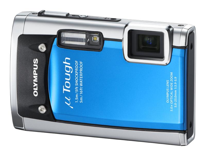 【中古】OLYMPUS 雨合羽デジタル写真機 μ TOUGH 6020 青碧 μ TOUGH-6020 BLU
