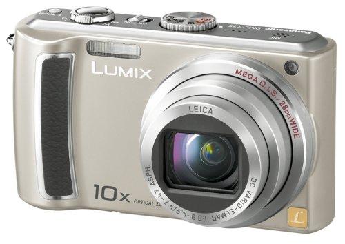 【中古】パナソニック デジタル写真機 LUMIX (ルミックス) しろがね色 DMC-TZ5-S
