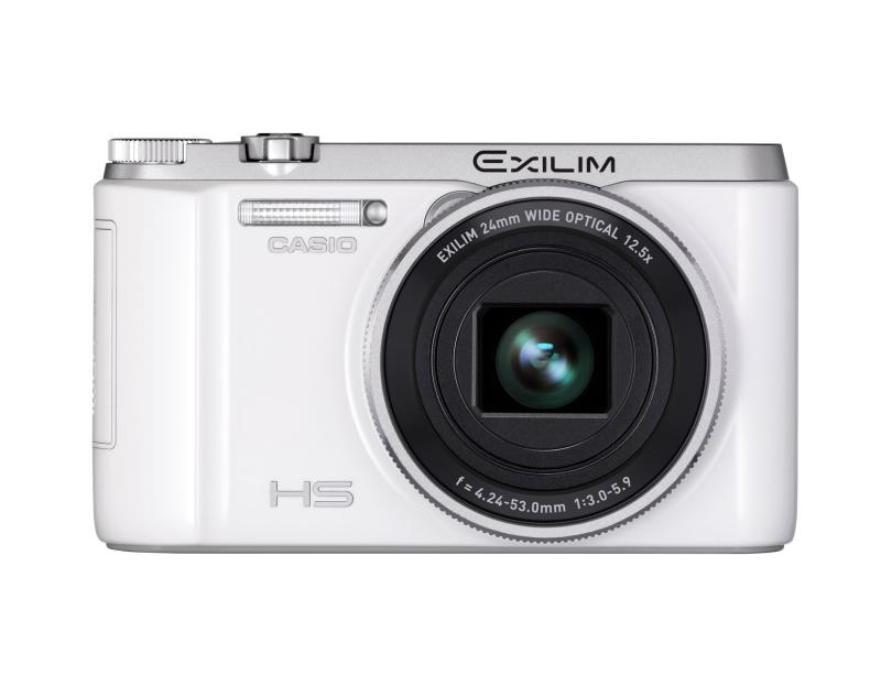 【中古】CASIO デジタル写真機 EXILIM 1610万絵素 光学望遠レンズ12.5倍 EX-ZR1000WE