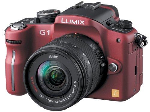 【中古】パナソニック デジタル一眼カメラ LUMIX (ルミックス) レッド G1 レンズキット コンフォートレッド DMC-G1K-R カメラ 中古 人気 おすすめ 高画質