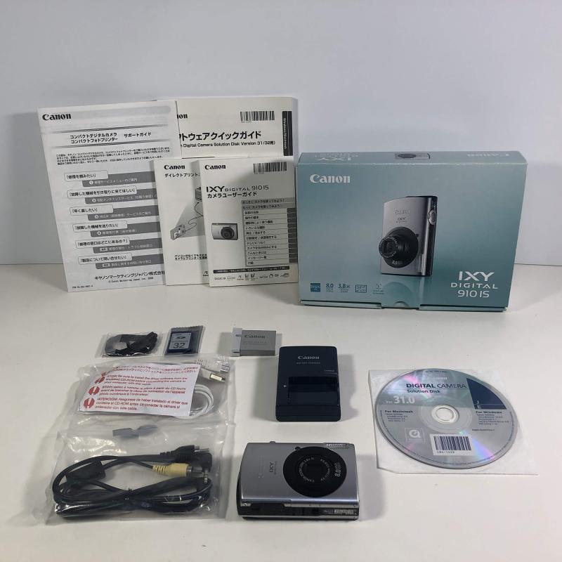 【中古】Canon デジタル写真機 IXY (イクシ) DIGITAL 910IS 黒いこと IXYD910IS