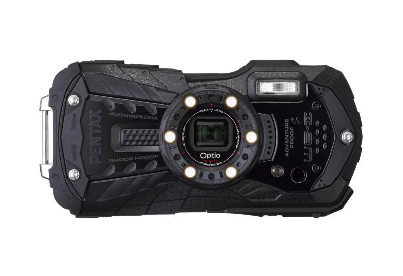 【中古】PENTAX 雨合羽デジタル写真機 Optio WG-2 (オール黒いこと) 約1600万絵素 CALS流行り物 OPTIOWG-2BK