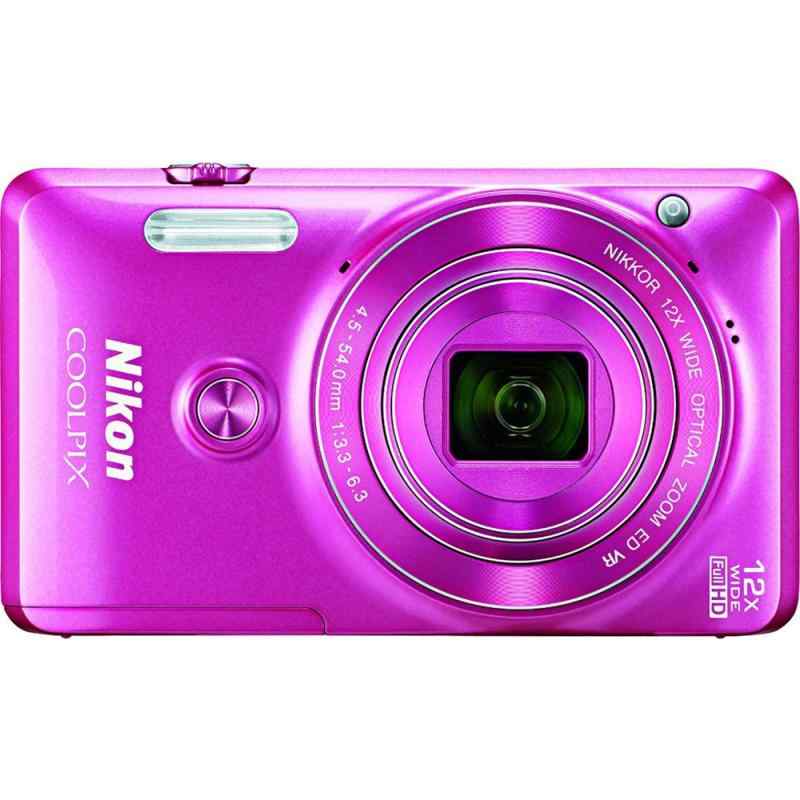 【中古】Nikon デジタル写真機 COOLPIX S6900 12倍望遠レンズ 1602万絵素 グロッシーピンク S6900PK