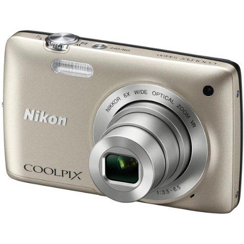 【中古】ニコン『COOLPIX S4400』シルバ 2005万画素 広角26mm 光学6倍ズーム 美肌効果 デジタルカメラ カメラ 中古 人気 おすすめ 高画質