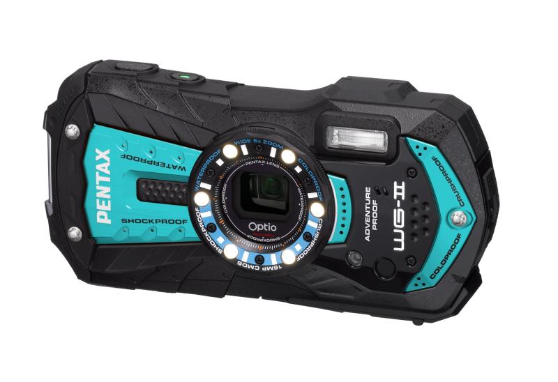 【中古】PENTAX 防水デジタルカメラ Optio WG-2 ブルー (シャイニーブルー) 約1600万画素 CALSモード OPTIOWG-2SB カメラ 中古 人気 おすすめ 高画質 19,832円