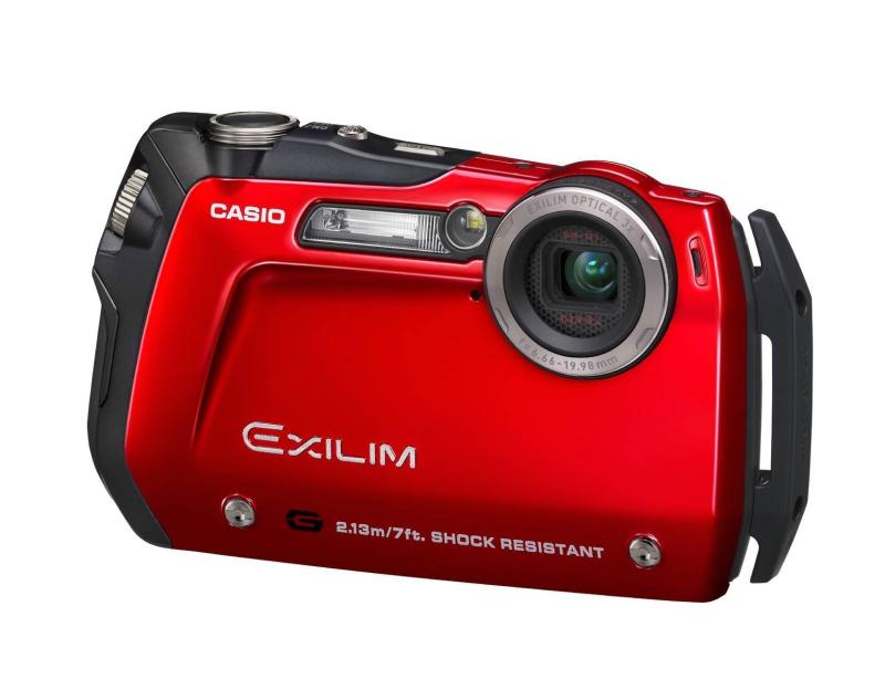 【中古】CASIO デジタル写真機 EXILIM 1210万絵素 赤いこと 3倍 赤いこと EX-G1RD 写真機 中古 一般受け おすすめ 高画質