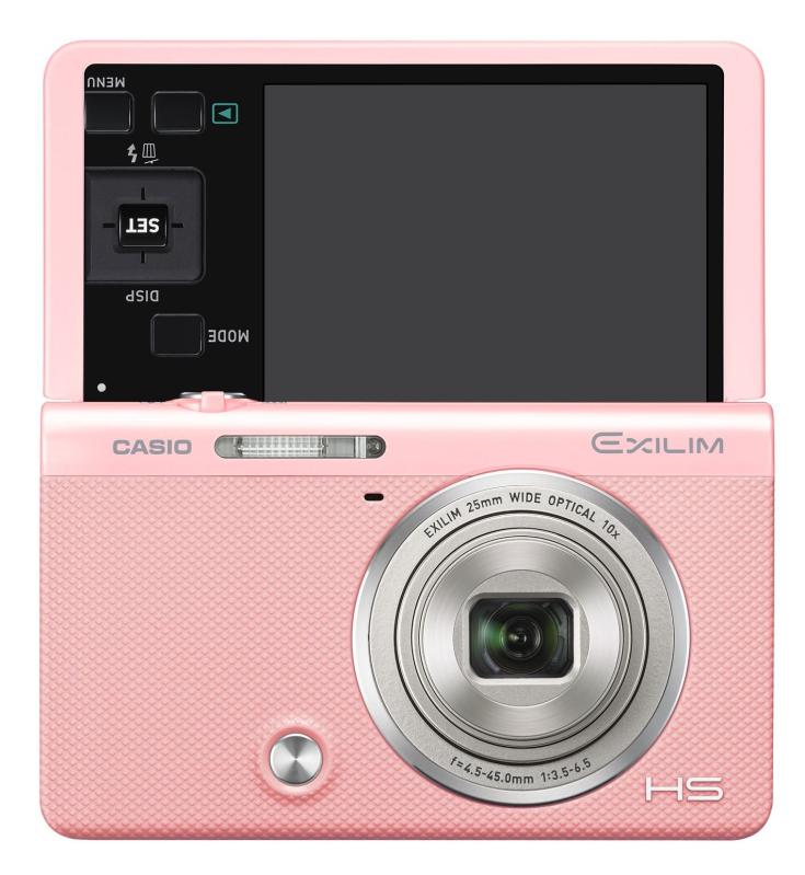 【中古】CASIO デジタル写真機 EXILIM EX-ZR70PK 「自分自身撮りチルト液晶」 「メイクアップ\u0026amp;セルフィーアート」 EXZR70 サクラ色