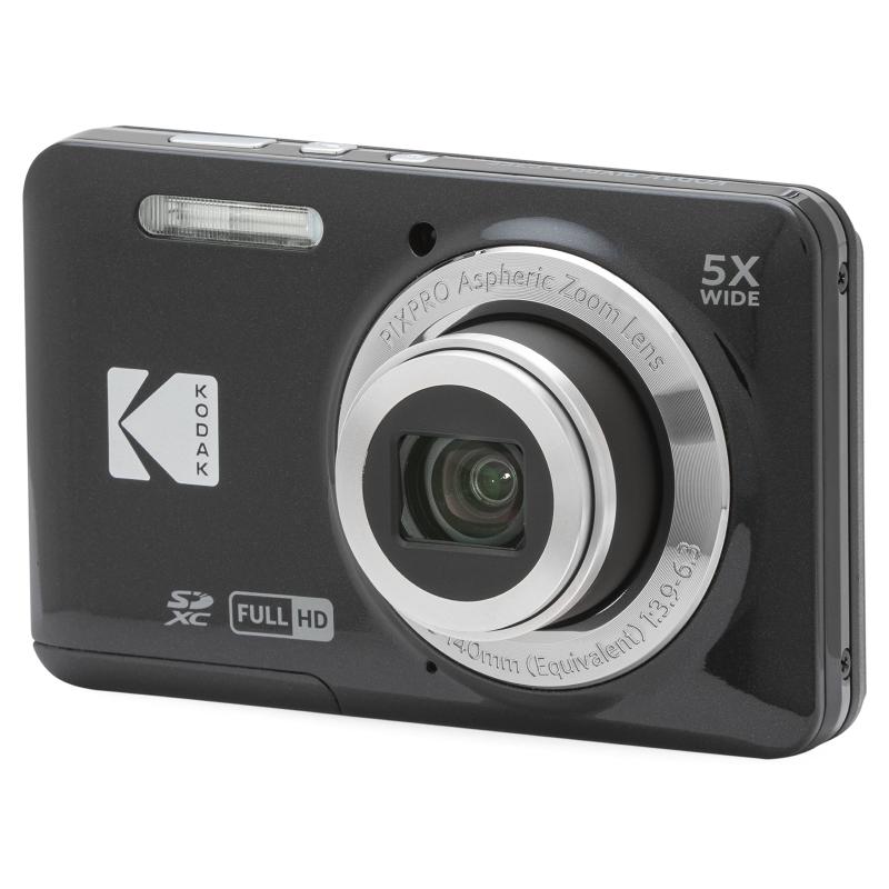 【中古】KODAK (コダック) PIXPRO 使い分かりやすい 望遠レンズ FZ55-BK 16MP デジタル写真機 光学5倍望遠レンズ 広角 28粍 2.7in液晶画面 (黒いこと)