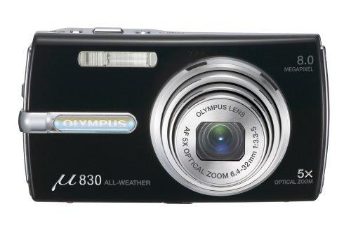【中古】OLYMPUS デジタル写真機 μ830 (ミュー) 洋琴黒いこと μ830BLK