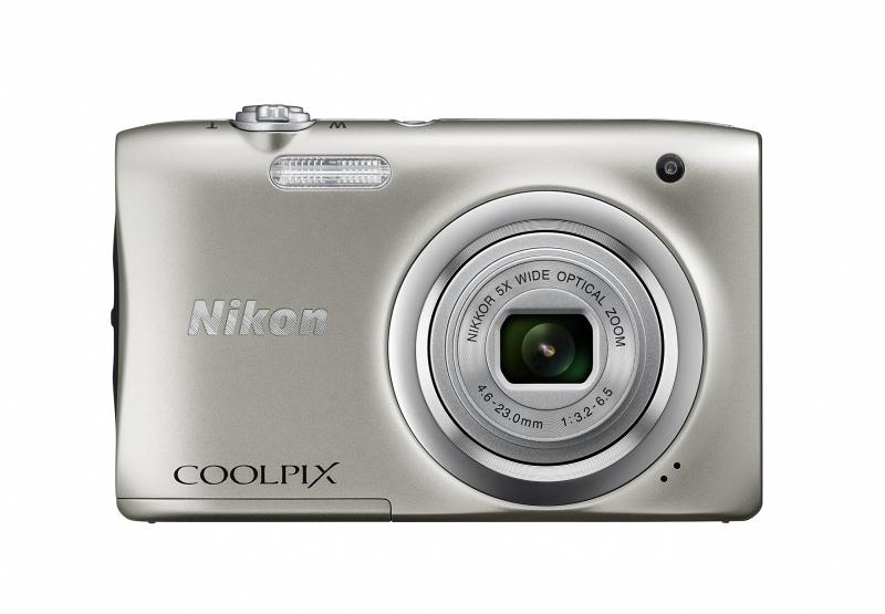 【中古】Nikon デジタル写真機 COOLPIX A100 光学5倍 2005万絵素 しろがね色 A100SL