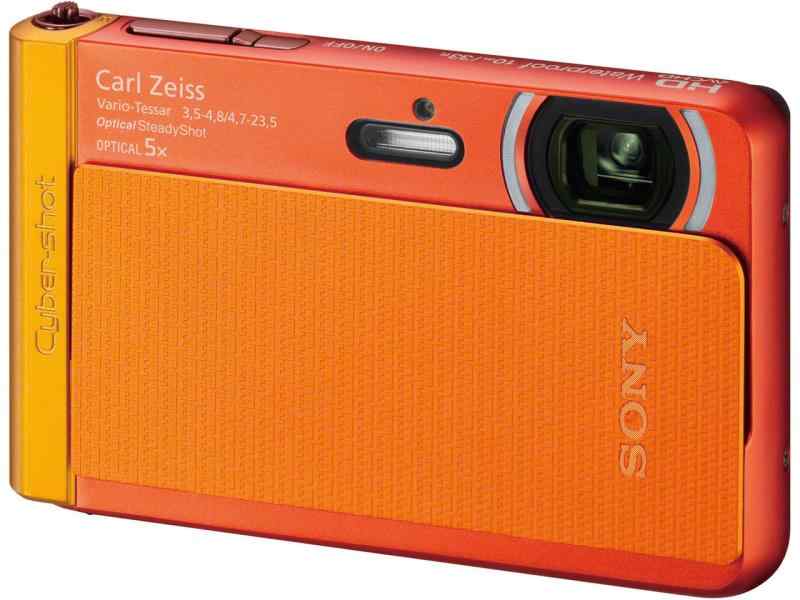 【中古】SONY デジタル写真機 Cyber-shot TX30 光学5倍 オレンジ色 DSC-TX30-D