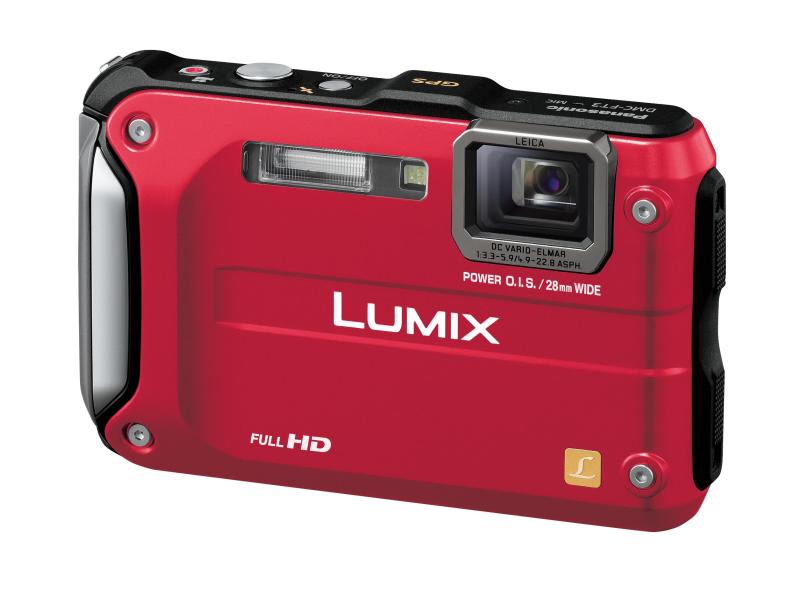 【中古】パナソニック デジタル写真機 LUMIX FT3 スパーキーレッド DMC-FT3-R