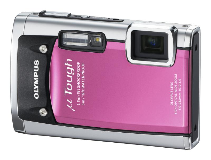 【中古】OLYMPUS 雨合羽デジタル写真機 μ TOUGH 6020 サクラ色 μ TOUGH-6020 PNK