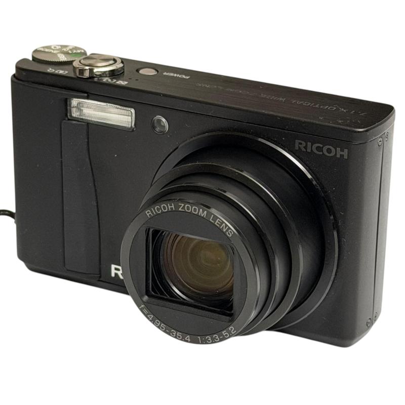 【中古】RICOH デジタル写真機 R10 黒いこと R10BK