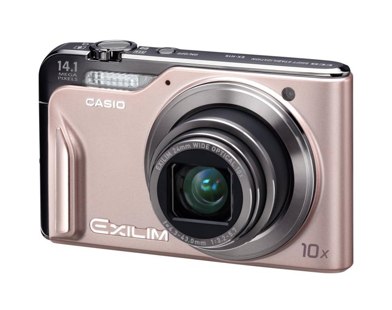 【中古】CASIO デジタル写真機 EXILIM EX-H15 サクラ色 EX-H15PK