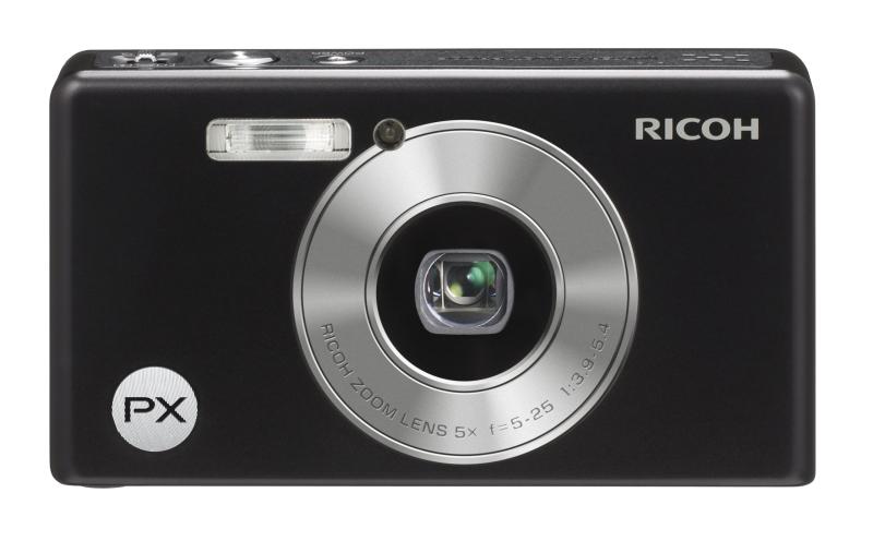 【中古】RICOH 雨合羽デジタル写真機 PX 黒いこと PXBK