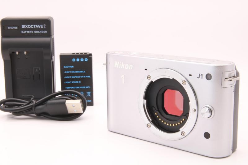 【中古】1 J1 上半身 しろがね色 しろがね色 写真機 一眼二眼レフ 鏡鑑受け答え 水晶体 中古 一般受け おすすめ 高画質