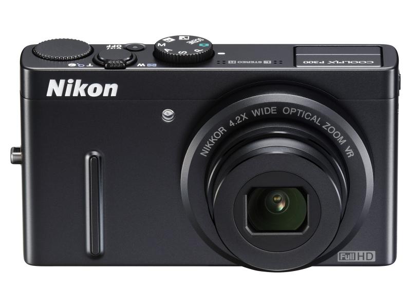【中古】Nikonデジタル写真機COOLPIX P300 黒いことP300 1220万絵素 後ろ側素っ破抜きCMOS 広角24粍 光学4.2倍 F1.8水晶体 盛りだくさん固定ディスク