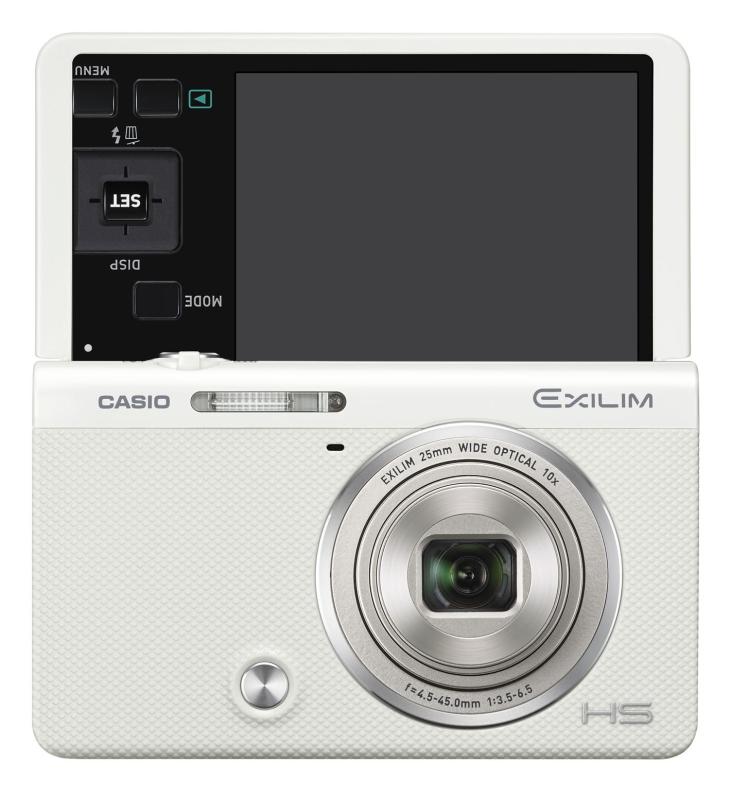 【中古】CASIO デジタルカメラ EXILIM EX-ZR70WE ホワイト 「自分撮りチルト液晶」 「メイクアップ&セルフィーアート」 EXZR70 ホワイト カメラ 中古 人気 おすすめ 高画質