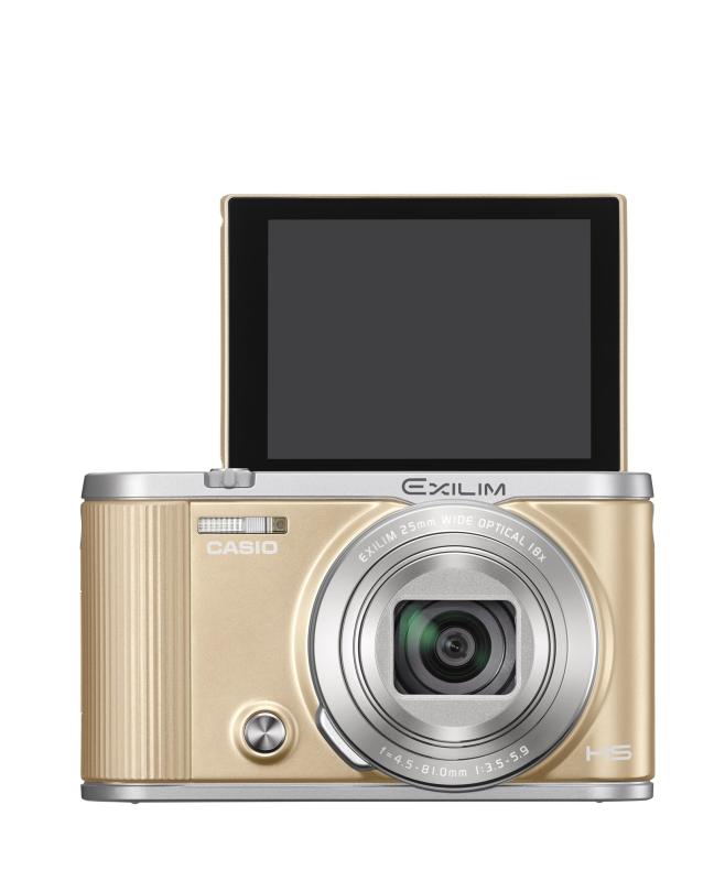 【中古】CASIO デジタル写真機 EXILIM EX-ZR1800GD 自分自身撮り・みんな撮りが飾り気の無い シャッターを押すだけでキレイに撮れる