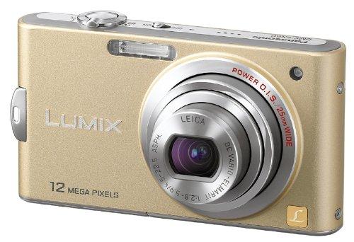 【中古】パナソニック デジタルカメラ LUMIX (ルミックス) ゴールド FX60 リュクスゴールド DMC-FX60-N カメラ 一眼レフ ミラーレス レンズ 中古 人気 おすすめ 高画質｜カメラFanks-PROShop2nd店