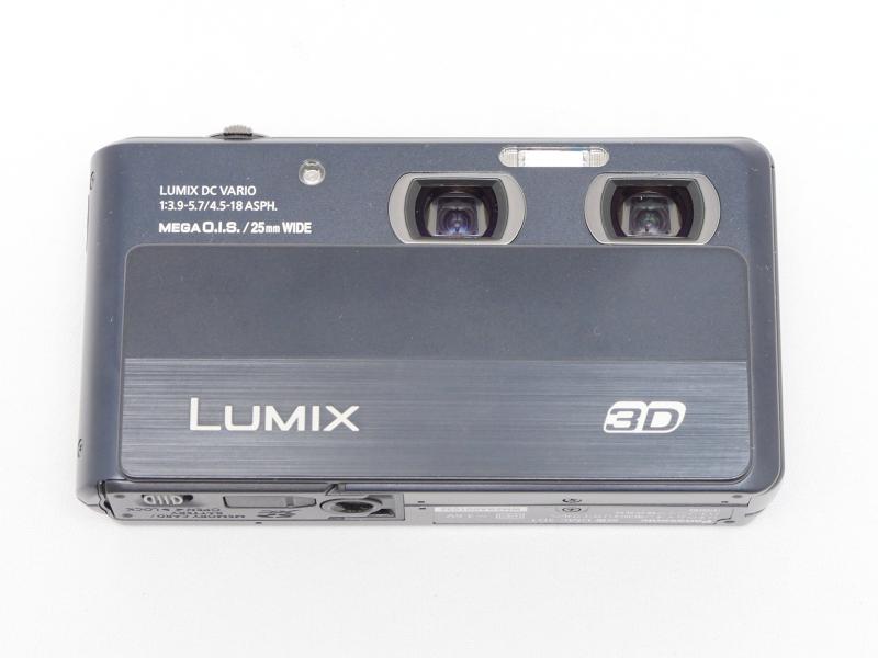 【中古】パナソニック デジタル写真機 ルミックス 3D1 光学4倍 黒いこと DMC-3D1-K