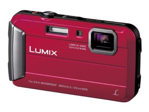 【中古】パナソニック デジタル写真機 ルミックス FT25 雨合羽 赤いこと DMC-FT25-R