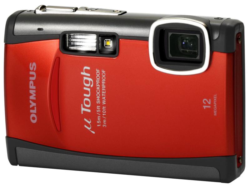 【中古】OLYMPUS 雨合羽デジタル写真機 μ TOUGH 6010 赤いこと μTOUGH-6010RED