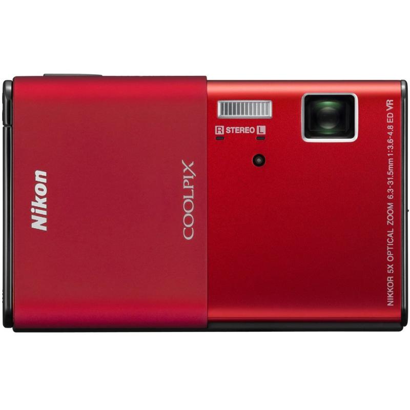【中古】Nikon Coolpix S80 14.1 MP デジタルカメラ 3.5インチOLEDタッチスクリーンと5倍広角ズームNikkor EDレンズ(レッド)｜カメラFanks-PROShop2nd店