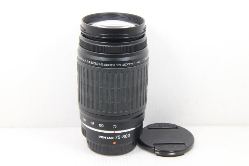 【中古】PENTAX SMC FA J 75-300/4.5-5.8AL 黒いこと FAJ75-300F4.5-5.8B