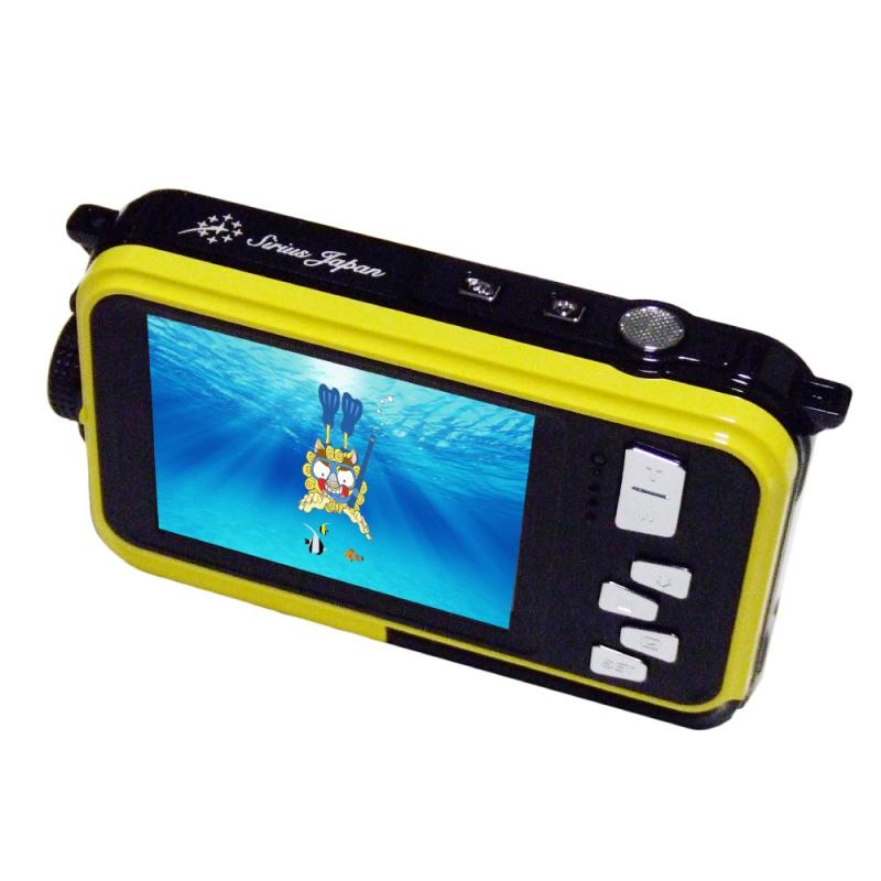 【中古】シリウス 防水デジタルカメラ イエロー 選べる4色 ASWC-Y1 11,625円
