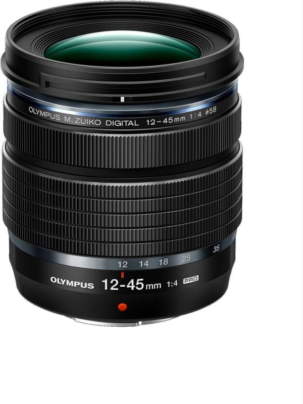 【中古】OLYMPUS マイクロフォーサーズレンズ M.ZUIKO DIGITAL ED 12-45粍 F4.0 PRO 標準尺度望遠レンズ 防塵防滴 小型軽さ 写真機 中古 一般受け おすすめ 高画質