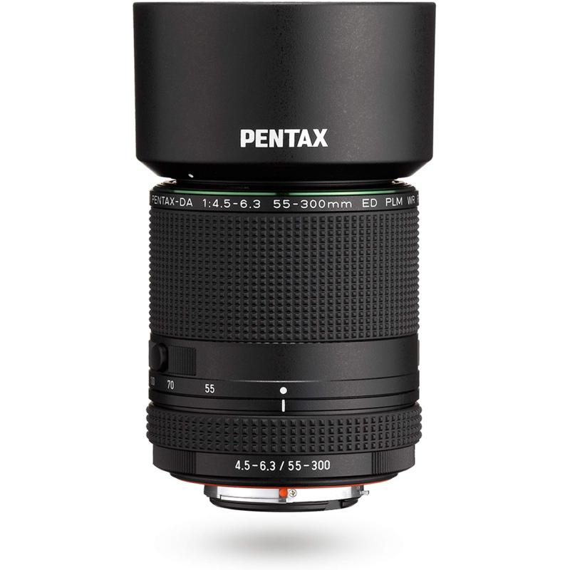 【中古】HD PENTAX-DA 55-300mmF4.5-6.3ED PLM WR RE 望遠ズームレンズ 21277