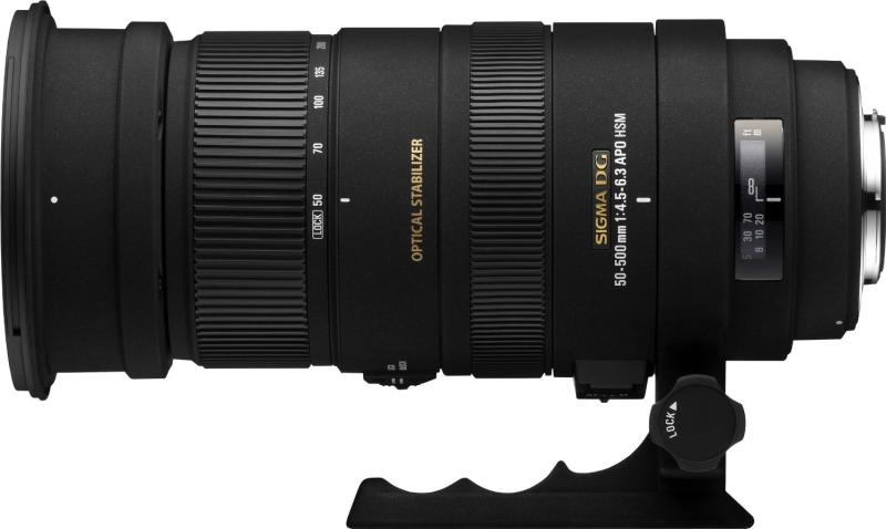 【中古】SIGMA 望遠望遠レンズ APO 50-500粍 F4.5-6.3 DG os HSM ニコン用 フルサイズ相応う