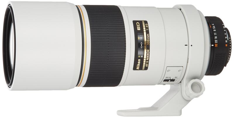 【中古】Nikon 単興味の中心水晶体 Ai AF-S Nikkor 300粍 f/4D IF-ED ともし火薄墨色 フルサイズ相応う