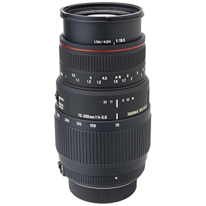 【中古】SIGMA 望遠望遠レンズ APO 70-300粍 F4-5.6 DG MACRO ニコン用 フルサイズ相応う 508555
