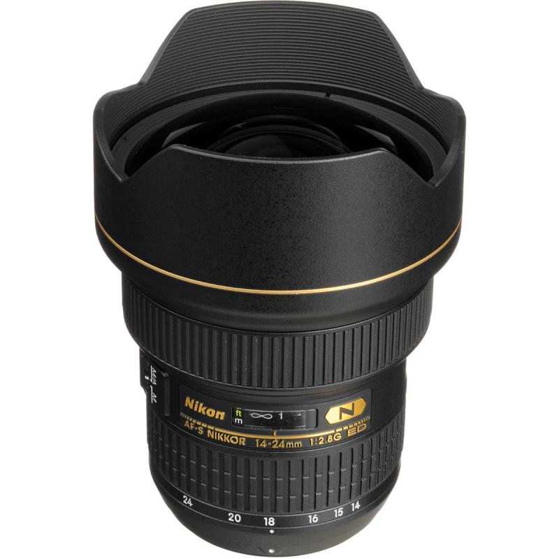 【中古】Nikon 超広角望遠レンズ AF-S NIKKOR 14-24粍 f/2.8G ED フルサイズ相応う