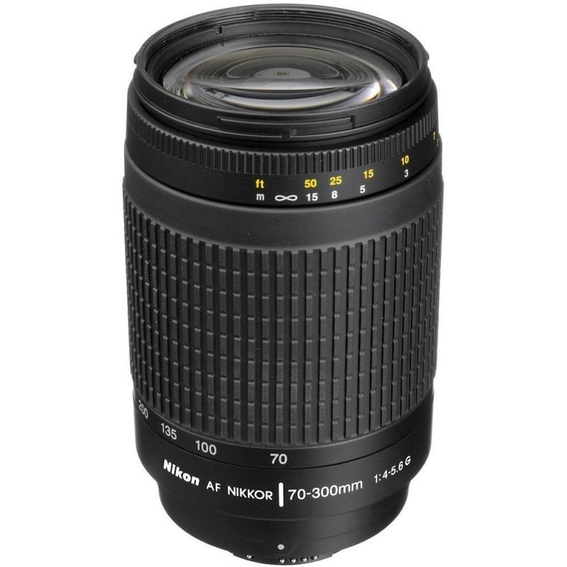 【中古】Nikon AF Zoom Nikkor 70-300粍 F4-5.6G 黒いこと (VR皆無)