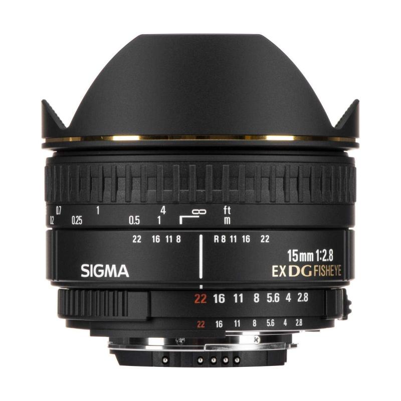 【中古】シグマ(Sigma) SIGMA 単興味の中心広角レンズ 15粍 F2.8 EX DG DIAGONAL FISHEYE ニコン用 対角線魚眼 フルサイズ相応う 476441